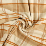 Lainage à carreaux - WINDSOR - 002 - Crème