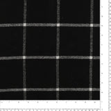 Lainage à carreaux - WINDSOR - 003 - Noir