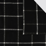 Lainage à carreaux - WINDSOR - 003 - Noir