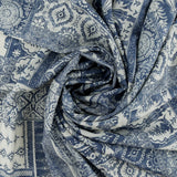 Rayonne nylon imprimée - <LOVELY> - 001 - Bleu