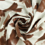 Rayonne nylon imprimée - <LOVELY> - 007 - Brun