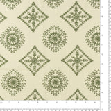 Rayonne nylon imprimée - <LOVELY> - 008 - Blanc Cassé
