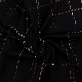 Sweater knit - FABIOLA - 002 - Black and Brown