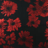 Tricot Métallisé Imprimé - JOYAUX DE LA COURONNE - 001 - Rouge