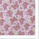 Printed Brushed Knit - NIGHTY NIGHT - 009 - Lilac
