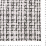 Brushed Knit - FRANCIS - 001 - Black & White