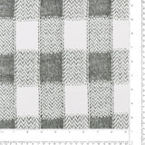 Tricot Brossé - FRANCIS - 003 - Noir et Blanc