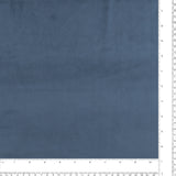 Velours Uni - VERSAILLES - 007 - Denim