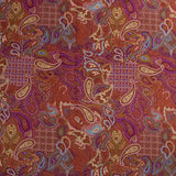 Printed corduroy - CAMPFIRE - 001 - Bordeaux