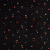 Velours côtelé imprimé - FEU DE CAMP - 009 - Noir