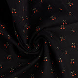 Velours côtelé imprimé - FEU DE CAMP - 009 - Noir