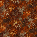 Henry Glass - Printed Cotton - OAK & BERRIES - 004 - Autumn