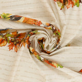 Henry Glass - Coton imprimé - <OAK &amp; BERRIES> - 008 - Blanc Cassé