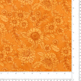 Studio E - Printed Cotton - BASKETS OF AUTUMN BLESSINGS - 006 - Pumpkin