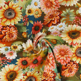 Studio E - Printed Cotton - BASKETS OF AUTUMN BLESSINGS - 008 - Multicolor