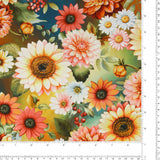 Studio E - Printed Cotton - BASKETS OF AUTUMN BLESSINGS - 008 - Multicolor