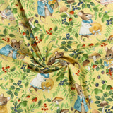 Northcott - Coton imprimé - <COUNTRY MOUSE> - 005 - Jaune Pâle