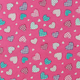 Flanellette imprimée - LILLY - 001 - Rose