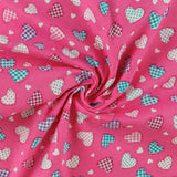 Flanellette imprimée - LILLY - 001 - Rose