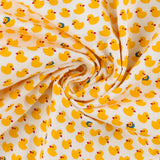 Flanellette imprimée - LILLY - 002 - Blanc