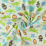 Flanellette imprimée - LILLY - 005 - Blanc