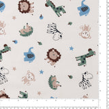 Flanellette imprimée - LILLY - 007 - Blanc