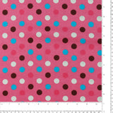 Flanellette imprimée - LILLY - 011 - Rose