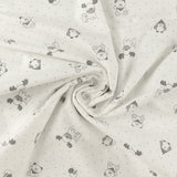 Flanellette imprimée - LILLY - 012 - Blanc