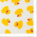 Flanellette imprimée - LILLY - 013 - Blanc