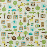 Flanellette imprimée - LILLY - 014 - Blanc