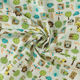 Flanellette imprimée - LILLY - 014 - Blanc