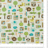 Flanellette imprimée - LILLY - 014 - Blanc