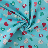 Flanellette imprimée - LILLY - 015 - Bleu