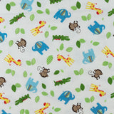 Flanellette imprimée - LILLY - 016 - Blanc