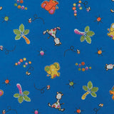 Printed Flannelette - LILLY - 017 - Dark Blue