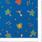 Printed Flannelette - LILLY - 017 - Dark Blue