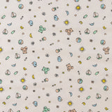 Flanellette imprimée - LILLY - 020 - Blanc Cassé
