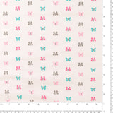 Flanellette imprimée - LILLY - 021 - Blanc