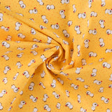 Printed Flannelette - LILLY - 024 - Yellow