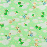 Flanellette imprimée - LILLY - 026 - Vert Pâle