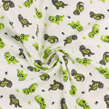Flanellette imprimée - LILLY - 027 - Blanc