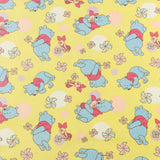 Flanellette imprimée - LILLY - 028 - Jaune