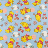 Printed Flannelette - LILLY - 029 - Blue