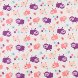 Flanellette imprimée - LILLY - 030 - Blanc