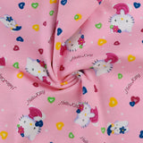 Flanellette imprimée - LILLY - 033 - Rose
