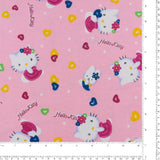 Flanellette imprimée - LILLY - 033 - Rose