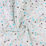 Flanellette imprimée - LILLY - 036 - Blanc