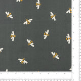 Printed Cotton - JAMBALAYA - 003 - Charcoal