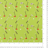 Printed Cotton - JAMBALAYA - 009 - Lime