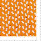 Printed Cotton - JAMBALAYA - 011 - Orange